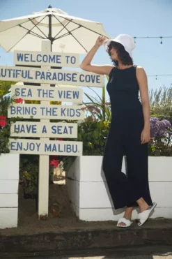 Velvet By Graham & Spencer Womens RAVYN COTTON GAUZE WIDE LEG PANT