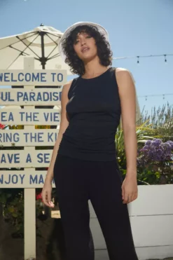 Velvet By Graham & Spencer ALLY GAUZY WHISPER TANK TOP