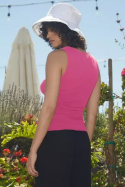 Velvet By Graham & Spencer WASHED COTTON CRUSHER HAT Womens