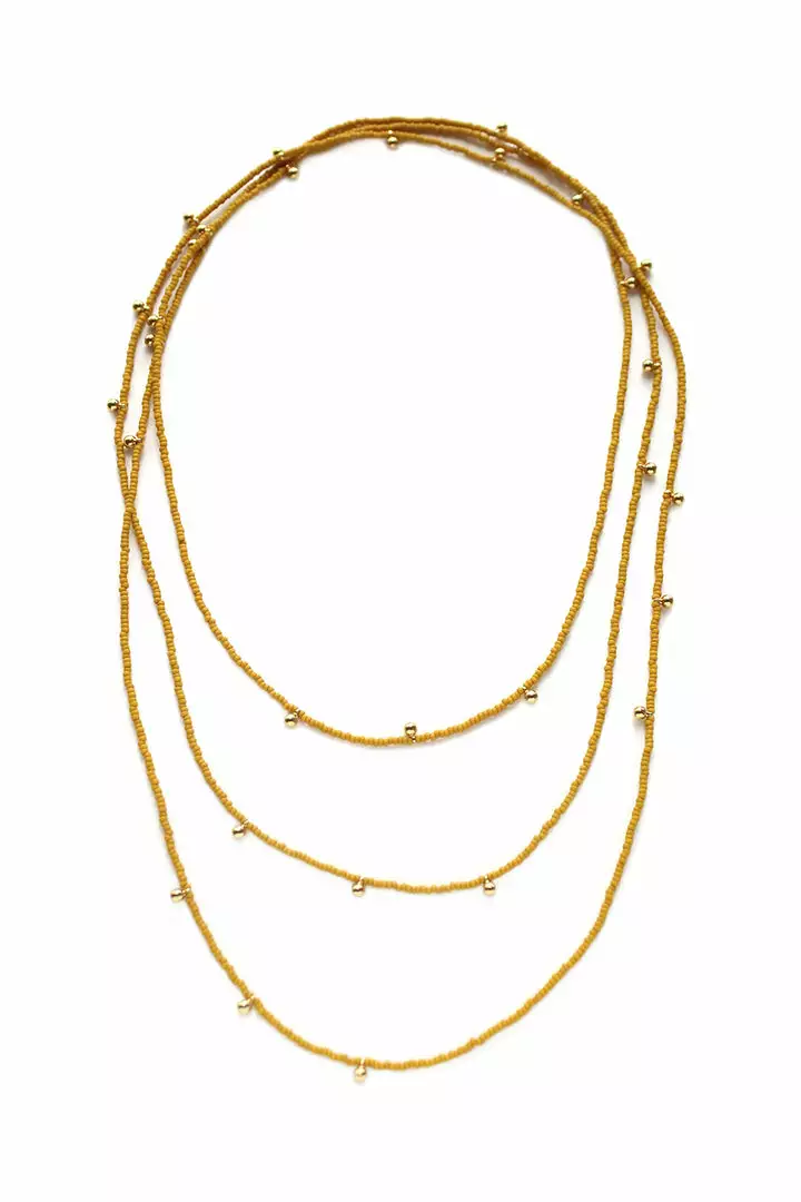 RILEY BEADED NECKLACE BY BLUMA PROJECT 1 RILEY BEADED NECKLACE BY BLUMA PROJECT