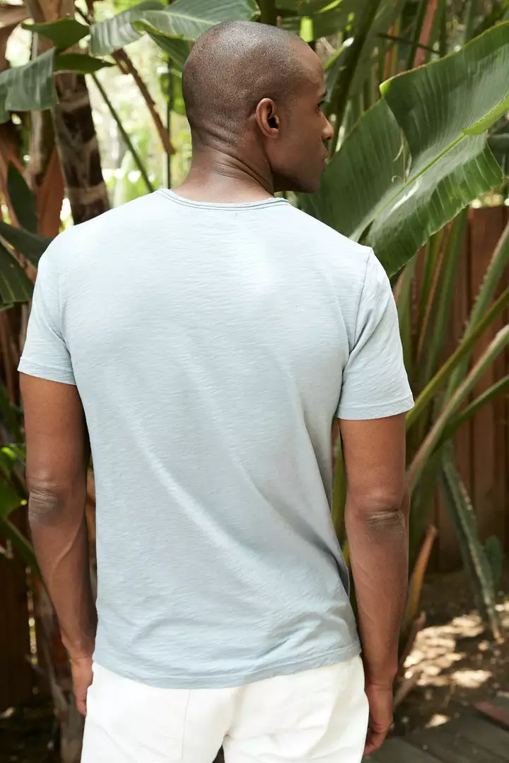 Velvet By Graham & Spencer Mens CHAD RAW EDGE COTTON SLUB POCKET TEE 4 Velvet By Graham & Spencer Mens CHAD RAW EDGE COTTON SLUB POCKET TEE