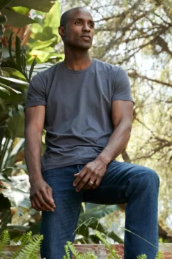 Velvet By Graham & Spencer HOWARD WHISPER CLASSIC CREW NECK TEE