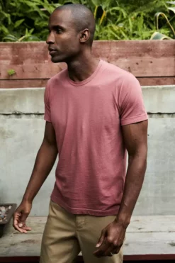 Velvet By Graham & Spencer HOWARD WHISPER CLASSIC CREW NECK TEE