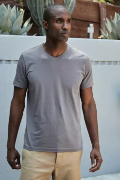 Velvet By Graham & Spencer SAMSEN WHISPER CLASSIC V-NECK TEE