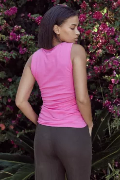 Velvet By Graham & Spencer ALLY GAUZY WHISPER TANK TOP