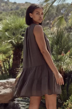 Velvet By Graham & Spencer DIEM TIERED TANK DRESS