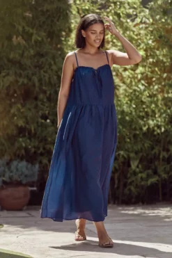 Velvet By Graham & Spencer Womens FARRAH RUFFLE CAMI DRESS