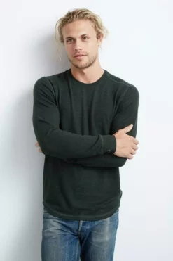 Velvet By Graham & Spencer BRONSON COZY JERSEY KNIT TOP Mens