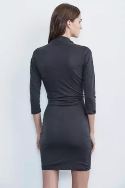 Velvet By Graham & Spencer ROZA GAUZY WHISPER 3/4 SLEEVE WRAP DRESS 15 Velvet By Graham & Spencer ROZA GAUZY WHISPER 3/4 SLEEVE WRAP DRESS