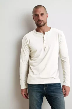 Velvet By Graham & Spencer ALVARO COTTON JERSEY HENLEY