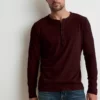 Velvet By Graham & Spencer Mens ALVARO COTTON JERSEY HENLEY