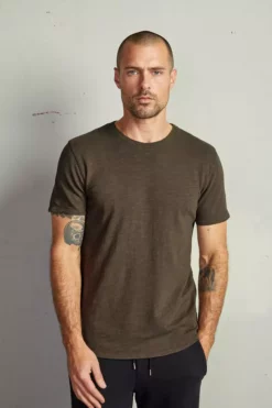 Velvet By Graham & Spencer Mens ANTON CREW NECK TEE