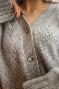 Velvet By Graham & Spencer BETH BUTTON FRONT CARDIGAN