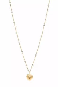 Phyllis+Rosie Womens DOUBLE FACE HEART NECKLACE BY PHYLLIS AND ROSIE
