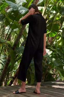 Velvet By Graham & Spencer ELIA COTTON GAUZE JUMPSUIT Womens