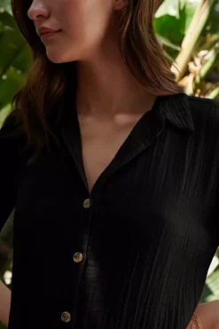 Velvet By Graham & Spencer ELIA COTTON GAUZE JUMPSUIT Womens