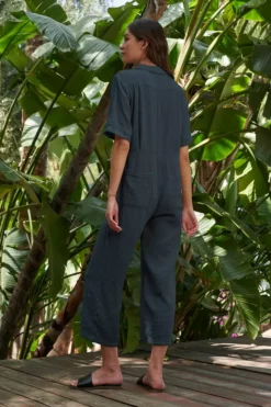 Velvet By Graham & Spencer ELIA COTTON GAUZE JUMPSUIT Womens