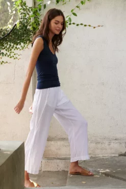 Velvet By Graham & Spencer Womens LOLA LINEN PANT