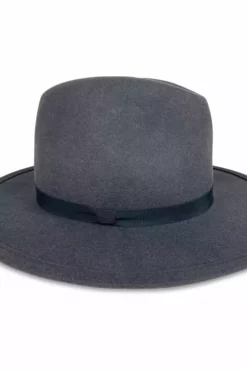 Velvet By Graham & Spencer CHELSEA RIBBON TRIM FEDORA Womens