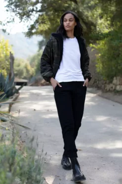 Velvet By Graham & Spencer Womens KYLE FLEECE JOGGER