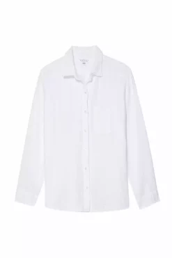 Velvet By Graham & Spencer BAILEY COTTON GAUZE SHIRT Womens