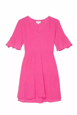 Velvet By Graham & Spencer BRIANNE COTTON GAUZE TIERED DRESS Womens