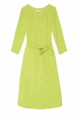 Velvet By Graham & Spencer CHRISTELLE COTTON GAUZE MIDI DRESS