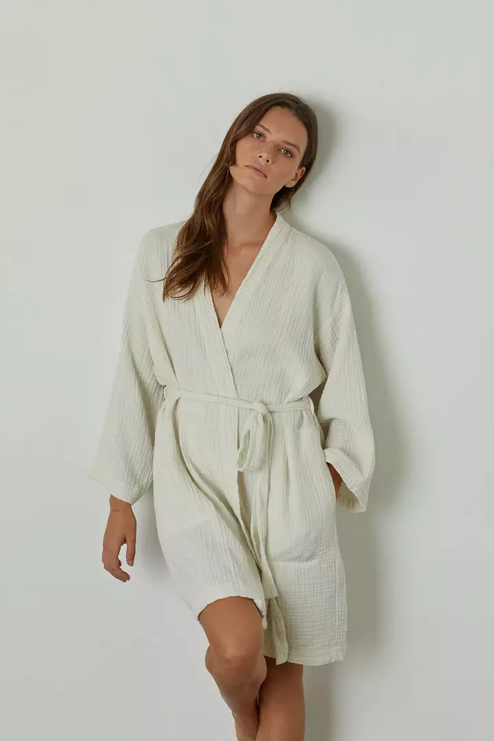Jenny Graham Home MINI COTTON GAUZE ROBE 4 Jenny Graham Home MINI COTTON GAUZE ROBE