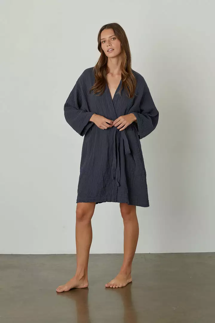 Jenny Graham Home MINI COTTON GAUZE ROBE 6 Jenny Graham Home MINI COTTON GAUZE ROBE