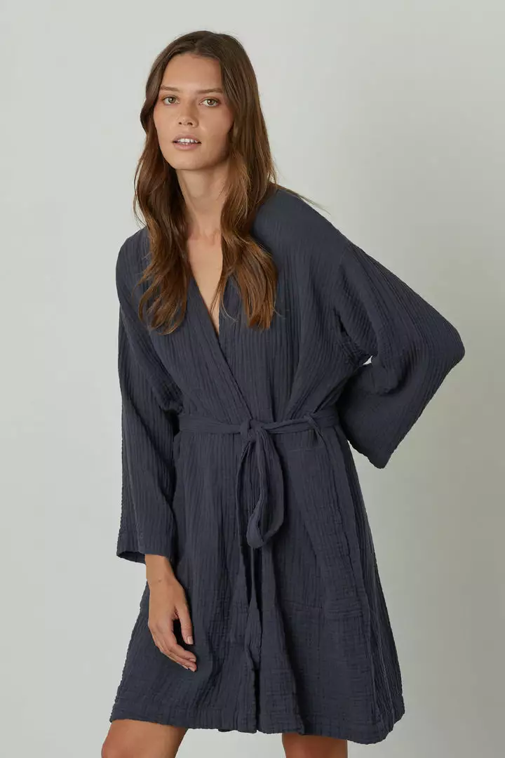 Jenny Graham Home MINI COTTON GAUZE ROBE 8 Jenny Graham Home MINI COTTON GAUZE ROBE