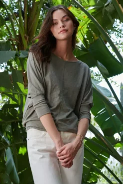 Velvet By Graham & Spencer JOSS DOLMAN SLEEVE TEE Womens