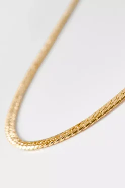 MINI DANI HERRINGBONE NECKLACE BY THATCH Womens