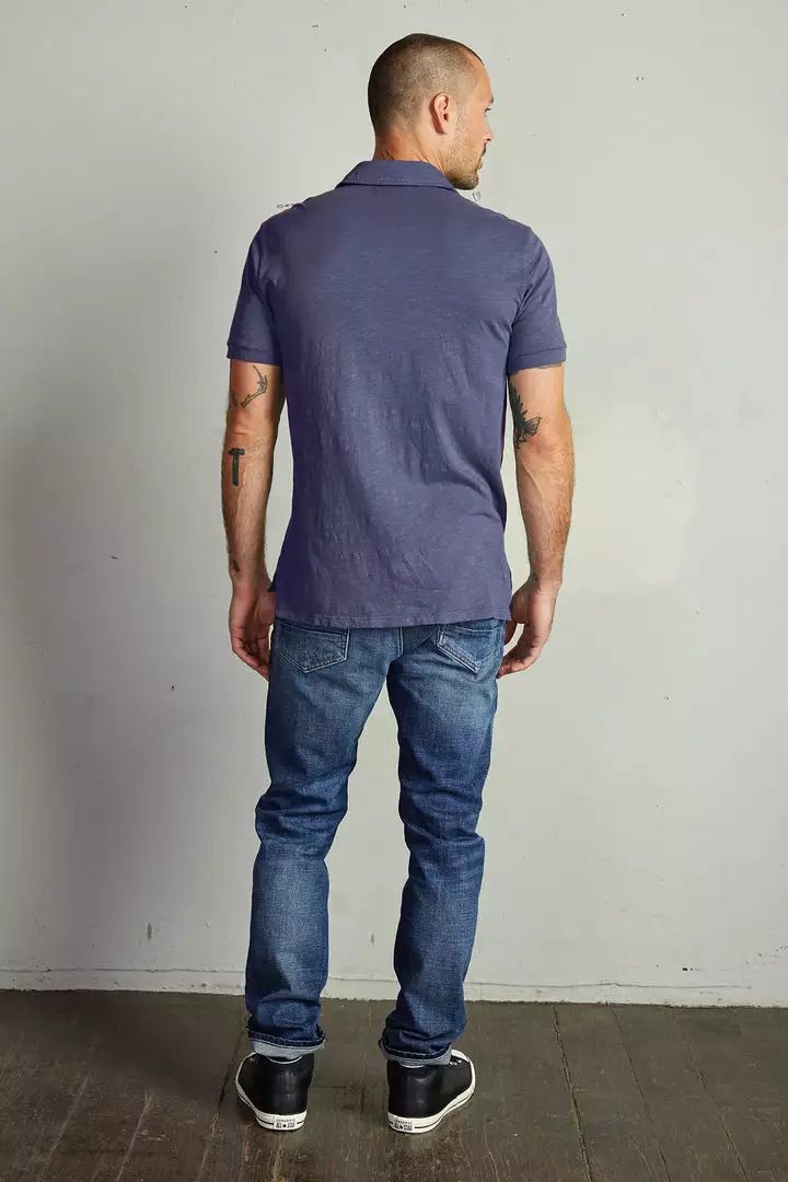 Velvet By Graham & Spencer RANDALL COTTON SLUB POLO Mens 13 Velvet By Graham & Spencer RANDALL COTTON SLUB POLO Mens