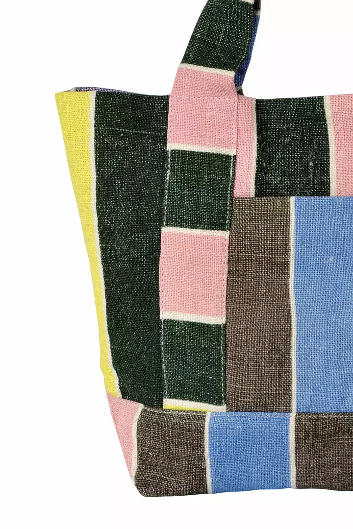 Womens MINI STRIPED CANVAS BAG BY EPICE 2 Womens MINI STRIPED CANVAS BAG BY EPICE