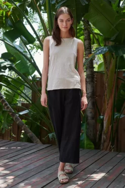 Velvet By Graham & Spencer TAURUS COTTON SLUB TANK 111 Velvet By Graham & Spencer TAURUS COTTON SLUB TANK