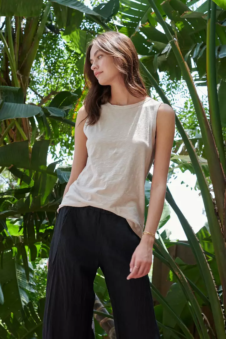 Velvet By Graham & Spencer TAURUS COTTON SLUB TANK 37 Velvet By Graham & Spencer TAURUS COTTON SLUB TANK