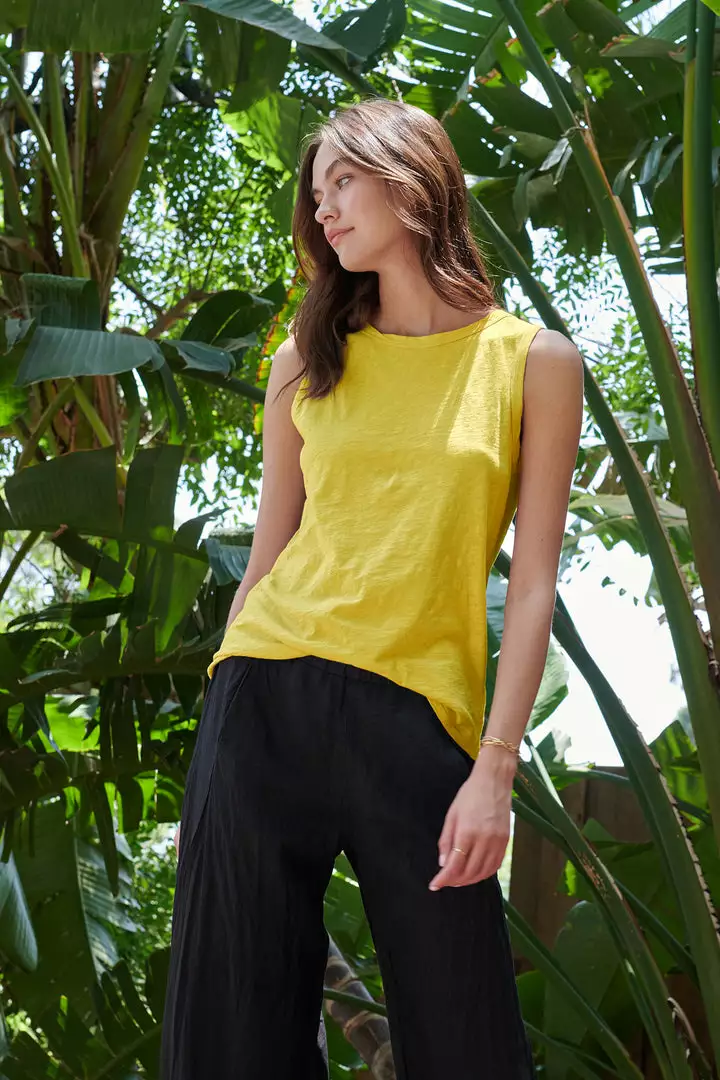 Velvet By Graham & Spencer TAURUS COTTON SLUB TANK 8 Velvet By Graham & Spencer TAURUS COTTON SLUB TANK