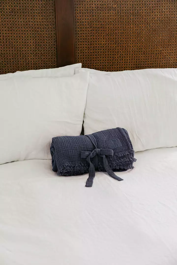 Jenny Graham Home COTTON GAUZE THROW 1 Jenny Graham Home COTTON GAUZE THROW