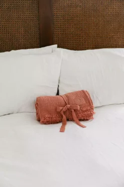 Jenny Graham Home COTTON GAUZE THROW 16 Jenny Graham Home COTTON GAUZE THROW