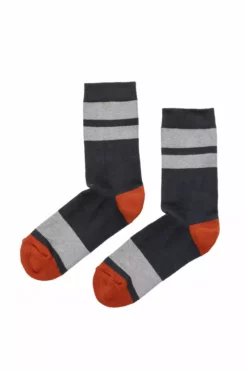 CUSHIONED STRIPED CREW SOCK BY LITTLE RIVER SOCK MILL 8 CUSHIONED STRIPED CREW SOCK BY LITTLE RIVER SOCK MILL
