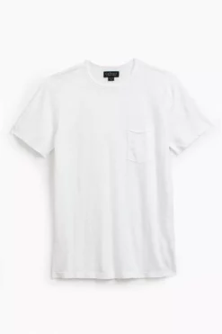 Velvet By Graham & Spencer Mens CHAD RAW EDGE COTTON SLUB POCKET TEE 64 Velvet By Graham & Spencer Mens CHAD RAW EDGE COTTON SLUB POCKET TEE