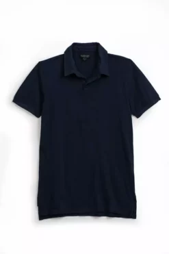 Velvet By Graham & Spencer RANDALL COTTON SLUB POLO Mens
