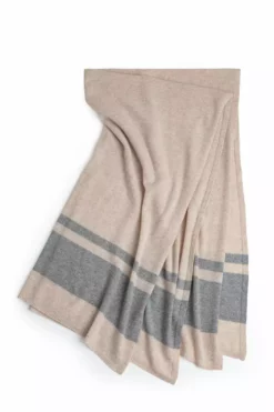 Jenny Graham Home LIV CASHMERE THROW BLANKET