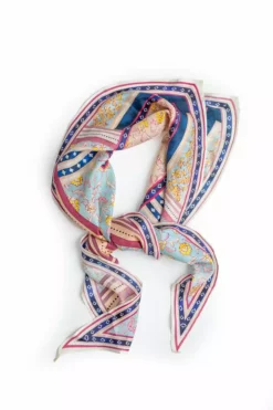 Velvet By Graham & Spencer Womens DIAMOND SHAPE SILK SCARF