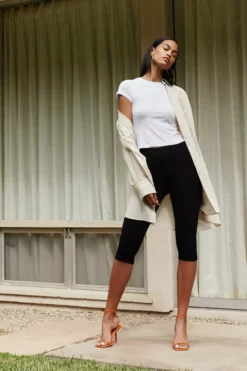 Velvet By Graham & Spencer Womens MYRA CROPPED LEGGINGS