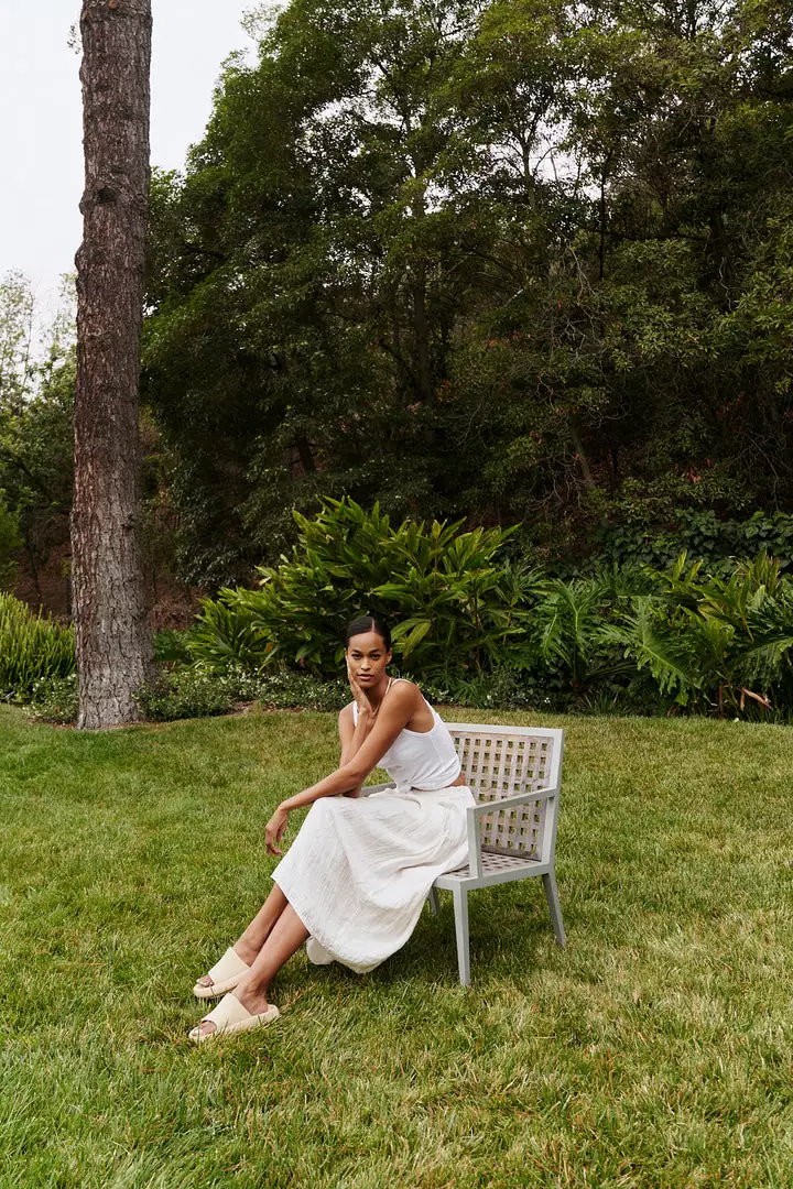 Velvet By Graham & Spencer FAE LINEN A-LINE SKIRT 7 Velvet By Graham & Spencer FAE LINEN A-LINE SKIRT