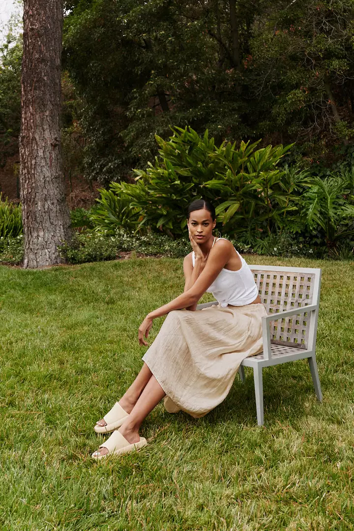 Velvet By Graham & Spencer FAE LINEN A-LINE SKIRT 4 Velvet By Graham & Spencer FAE LINEN A-LINE SKIRT