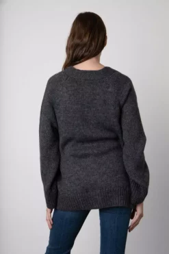 Velvet By Graham & Spencer Womens KIM BUTTON FRONT CARDIGAN