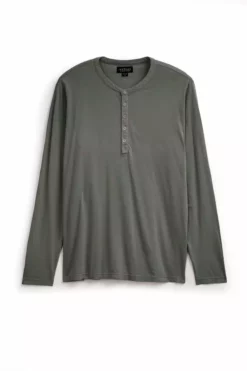Velvet By Graham & Spencer Mens ALVARO COTTON JERSEY HENLEY