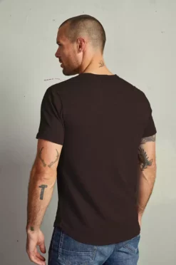 Velvet By Graham & Spencer Mens AMARO CREW NECK SLUB TEE